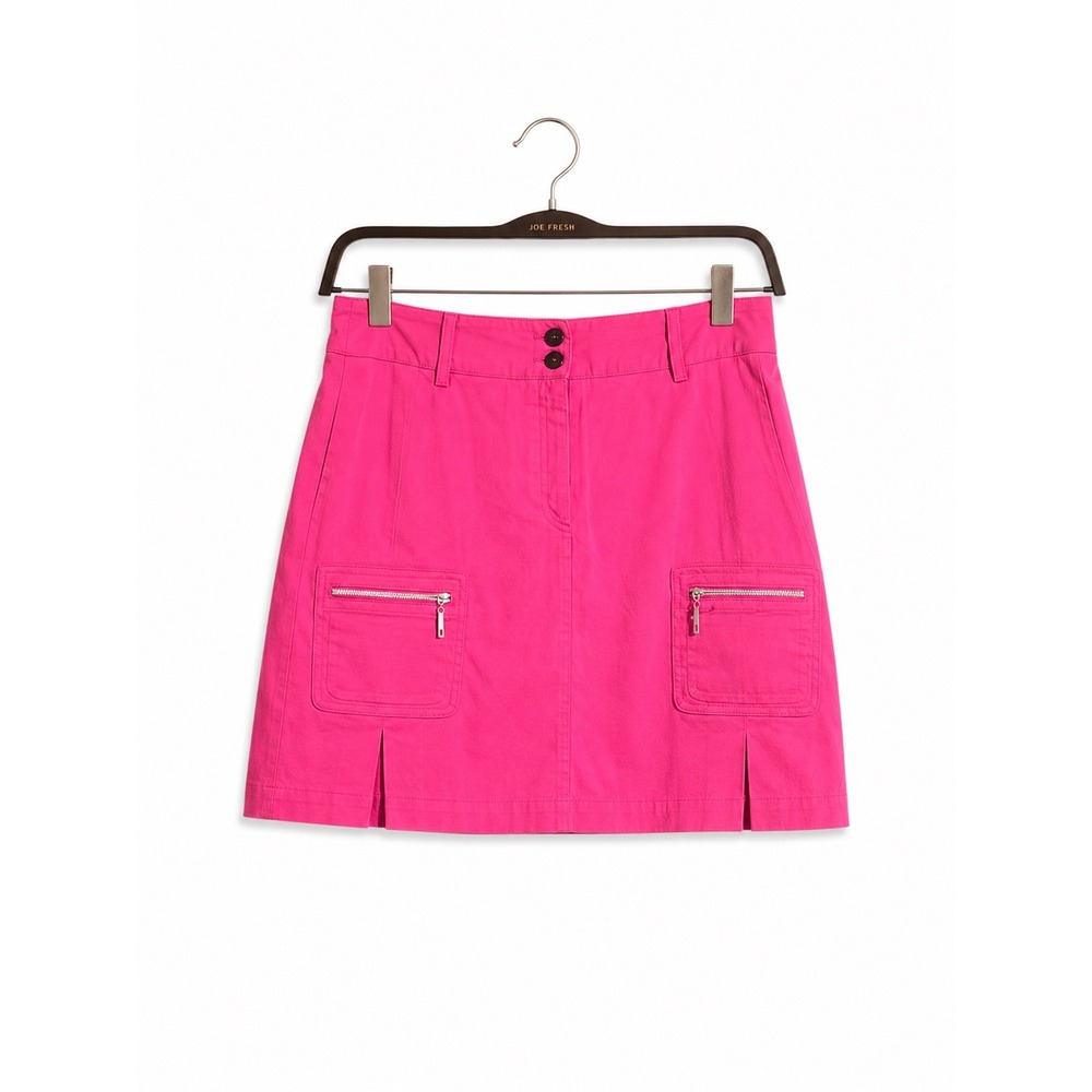 Jamie Sadock Hot Pink Golf Skort Size 6 Zip Pocket Performance Athletic